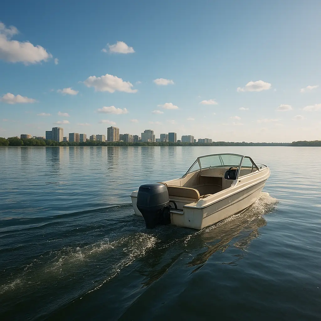 Boot auf dem Zürichsee
